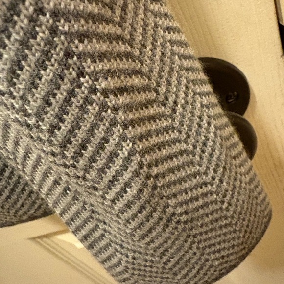 Talbots Pure Merino Wool Gray Herringbone Women's Blazer Sz SP - Picture 7 of 13